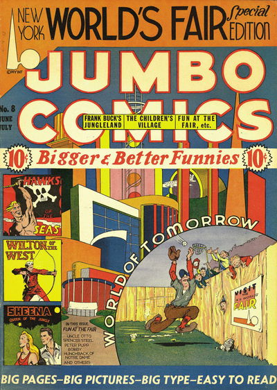 Jumbo Comics (Fiction House, 1938 series) #8 June-July 1939