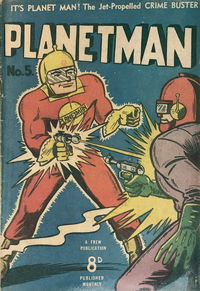 Planetman (Frew, 1953 series) #5 [April 1952?]