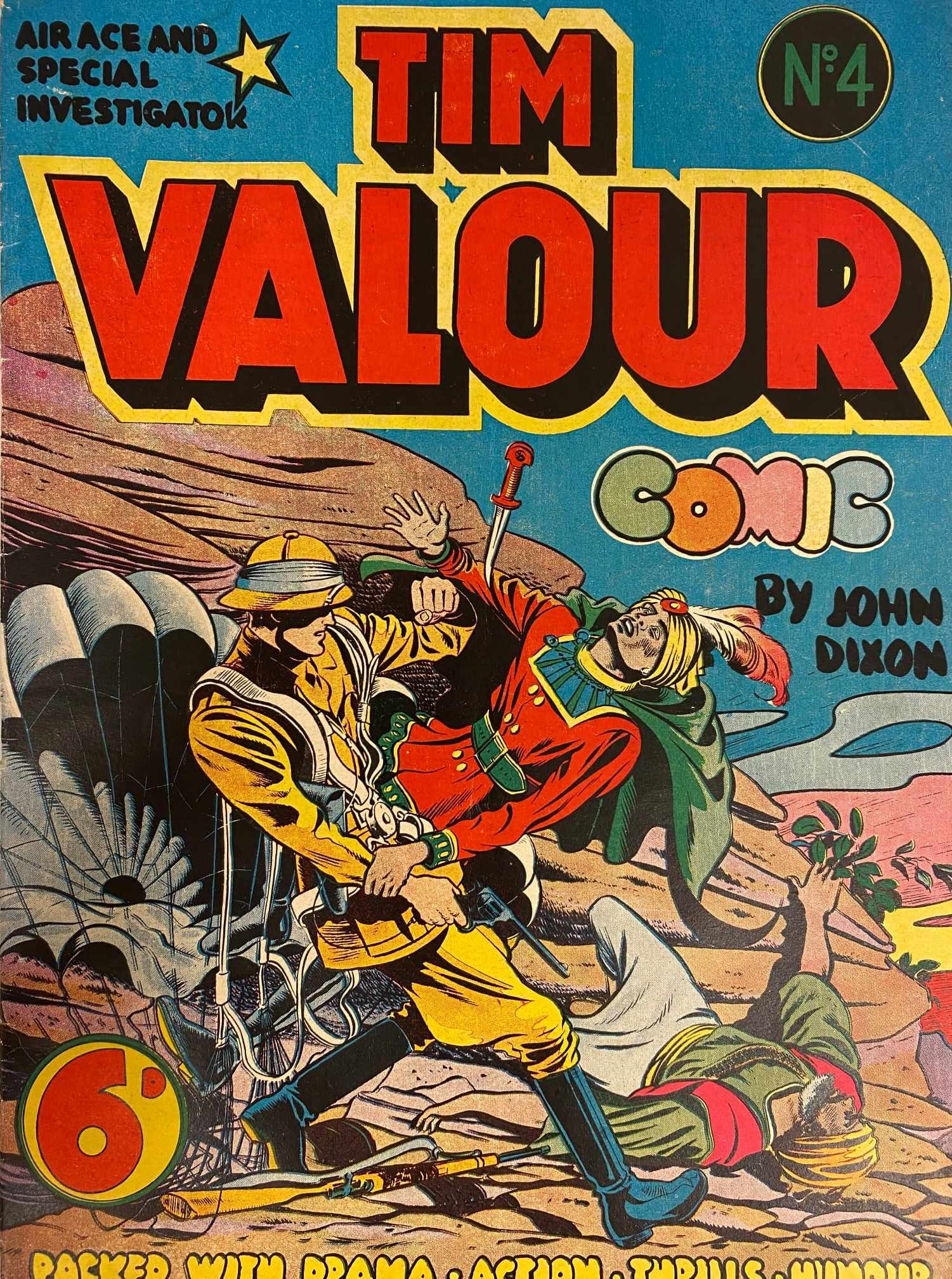 Tim Valour Comic (Edwards, 1948 series) #4 ([December 1948?])