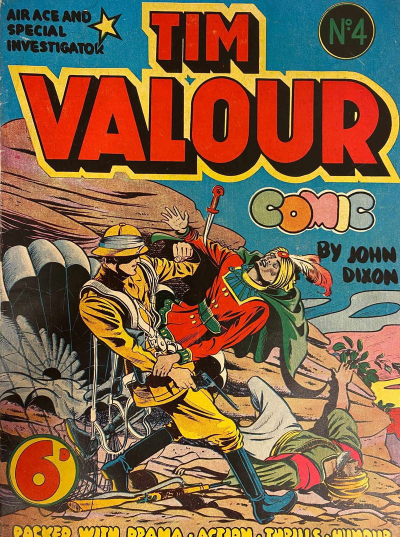 Tim Valour Comic (Edwards, 1948 series) #4 ([December 1948?])