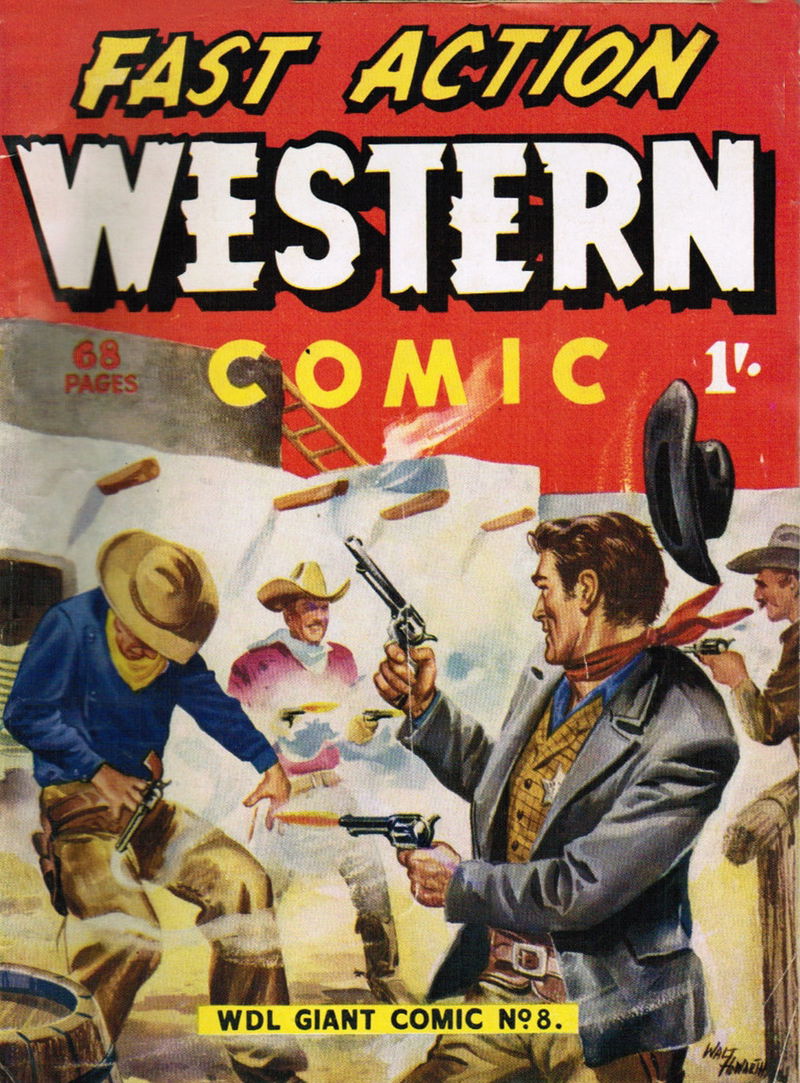 Giant Comic (World Distributors, 1956? series) #8 — Fast Action Western Comic ([January 1957?])