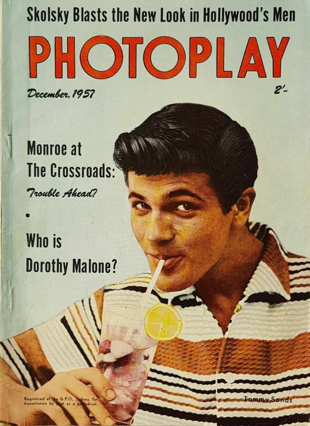 Photoplay (KG Murray, 1946 series) v24#2 (December 1957)