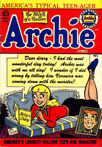 Archie Comics (Archie, 1942 series) #53 November-December 1951