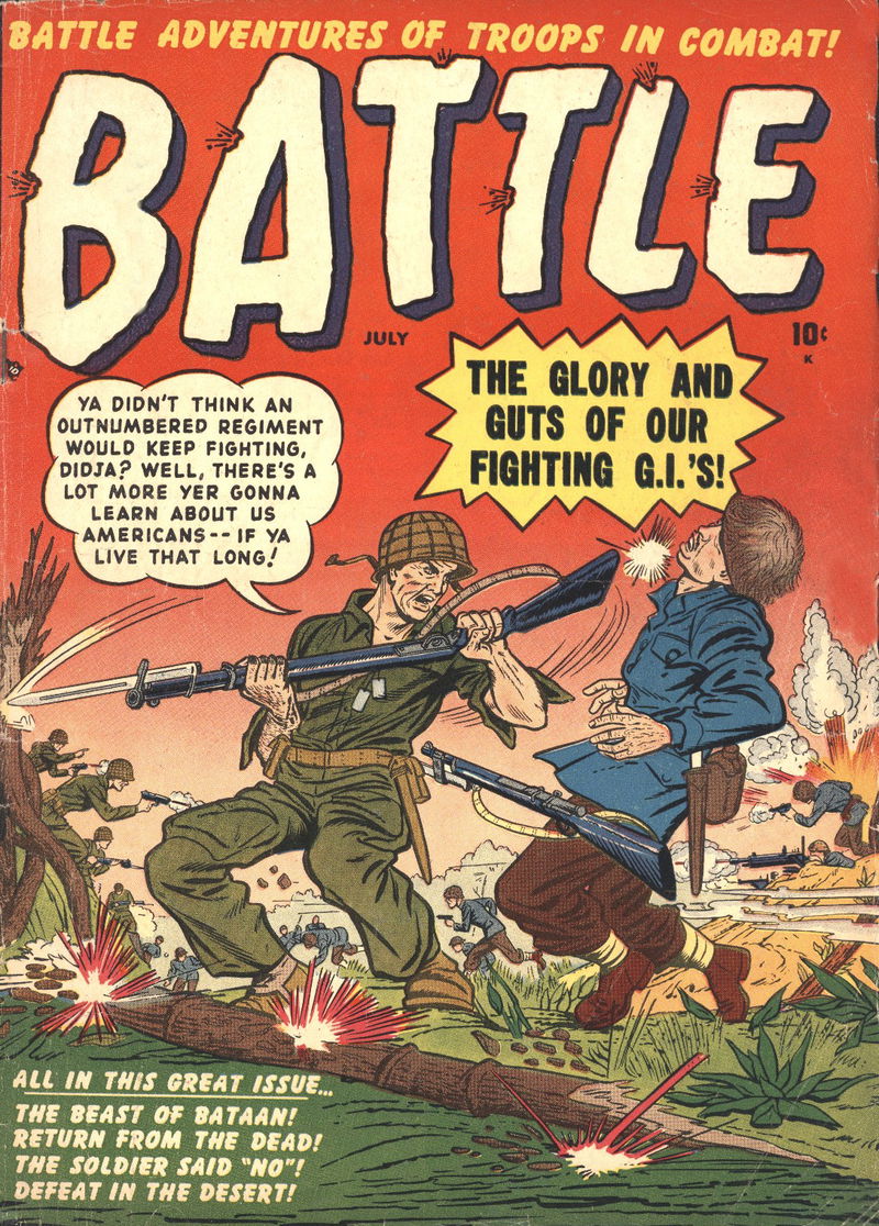 Battle (Atlas [Marvel], 1951 series) #3 (July 1951)