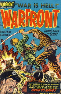 Warfront (Harvey, 1951 series)  #8 (July 1952) — Hand to Hand!