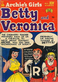 Archie's Girls Betty and Veronica (Archie, 1950 series) #10 (October 2018)