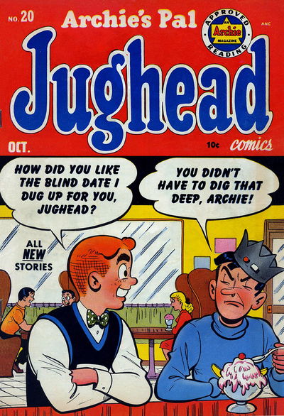 Archie's Pal Jughead (Archie, 1949? series) #20 (October 1953)