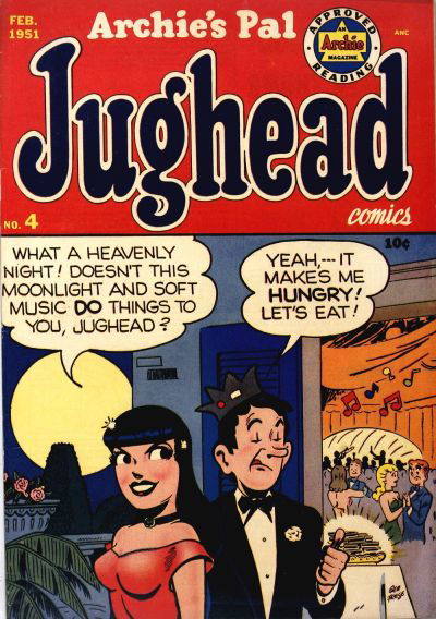Archie's Pal Jughead (Archie, 1949? series) #4 (February 1951)