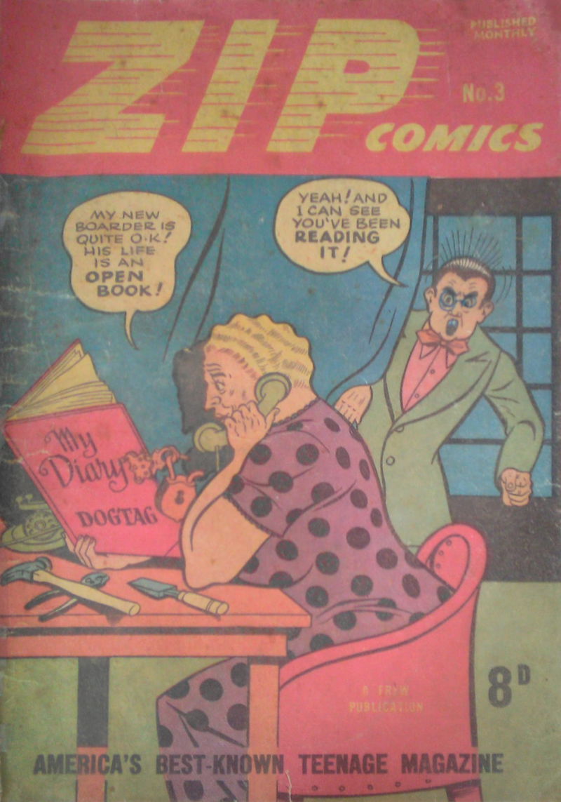 Zip Comics (Frew, 1953 series) #3 ([January 1954?])