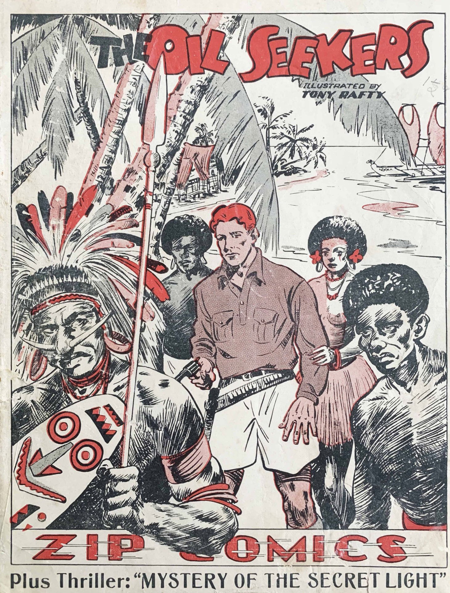 Zip Comics (NSW Bookstall, 1941?)  — The Oil Seekers ([1941?])