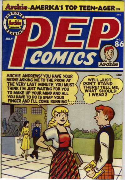 Pep Comics (Archie, 1940 series) #86 November 1951