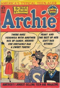 Archie Comics (Archie, 1942 series) #57 July-August 1952