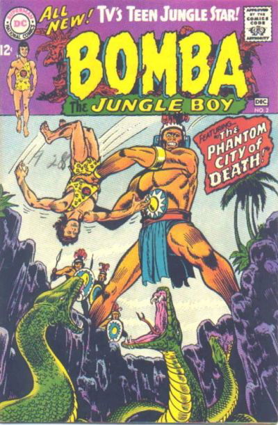 Bomba the Jungle Boy (DC, 1967 series) #2 November-December 1967