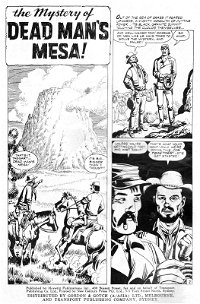 Western Gunfighters (Horwitz, 1958? series) #10 — The Mystery of Dead Man's Mesa! (page 1)