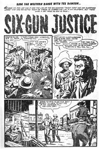 Western Gunfighters (Horwitz, 1958? series) #10 — Six-Gun Justice (page 1)