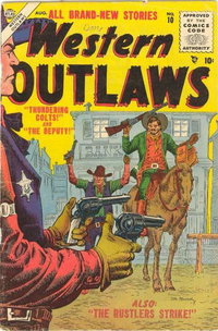 Western Outlaws (Warwick [Atlas], 1954 series)  #10 (August 1955)