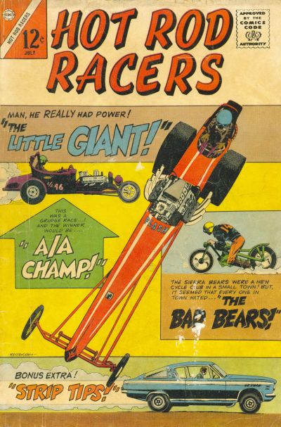 Hot Rod Racers (Charlton, 1964 series)  #9 (July 1966)