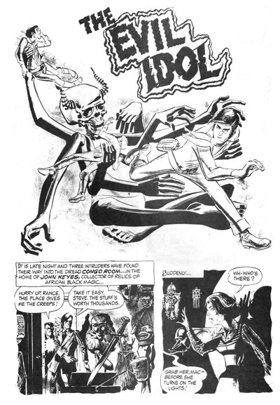 Voodoo (Gredown, 1977 series)  #2 ([1977?]) — The Evil Idol