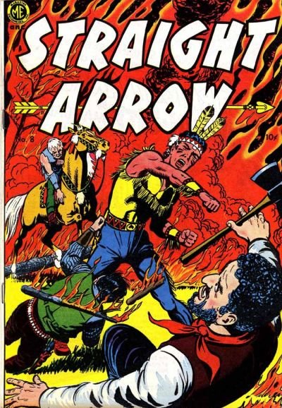 Straight Arrow (Magazine Enterprises, 1950 series) #8 (December 1950)