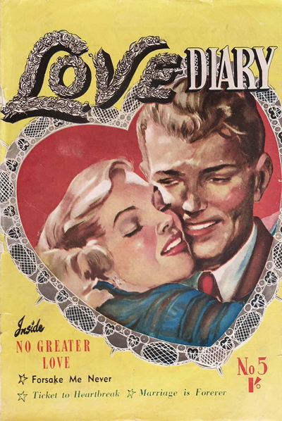 Love Diary (AGP, 1951? series) #5 [April 1952?]