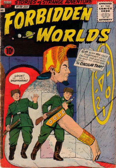 Forbidden Worlds (ACG, 1951 series) #68 July 1958