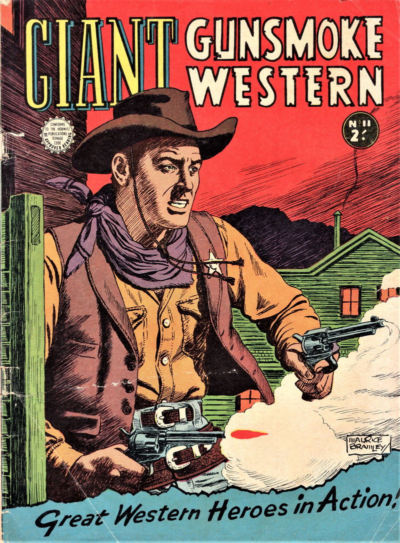 Giant Gunsmoke Western (Horwitz, 1958 series) #11 ([November 1959?])