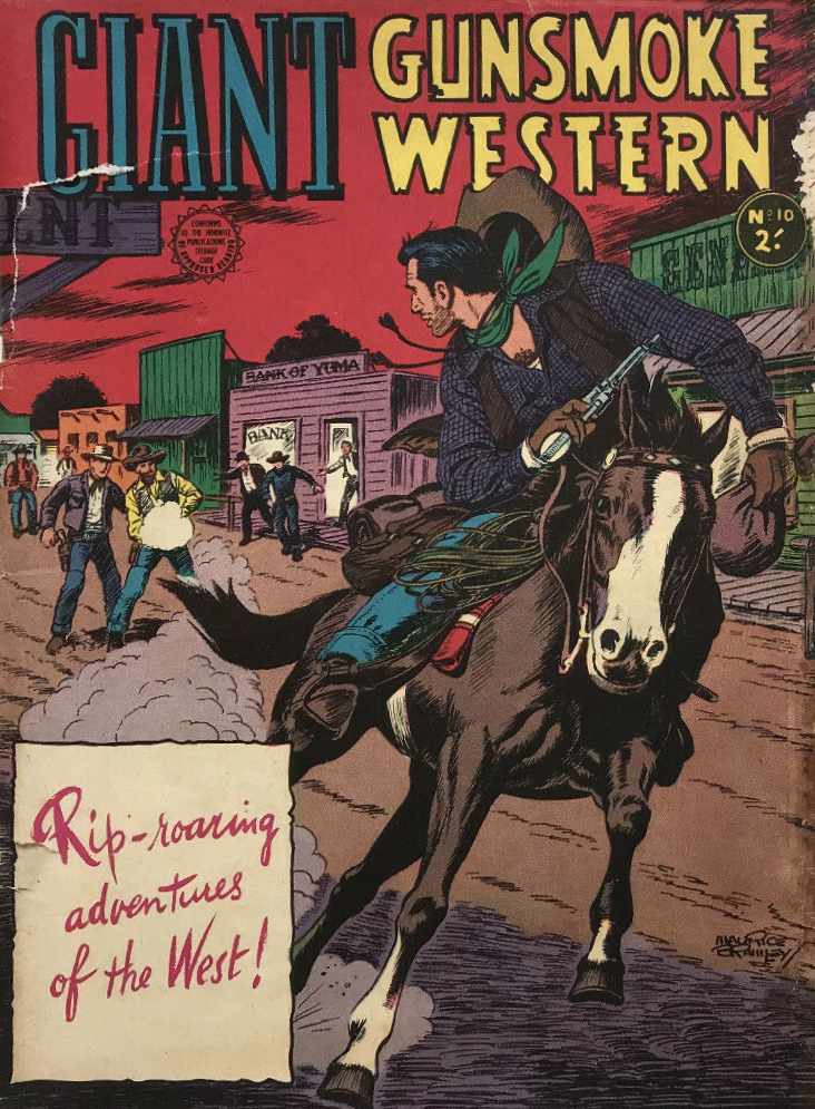 Giant Gunsmoke Western (Horwitz, 1958 series) #10 (September 1959)