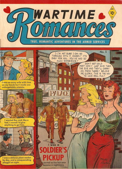 Wartime Romances (St. John, 1951 series) #5 March 1952