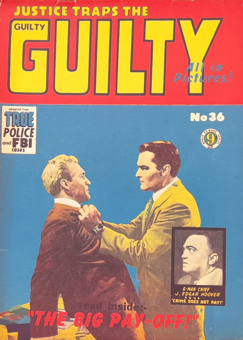 Justice Traps the Guilty (Atlas, 1950? series) #36 ([June 1954?])