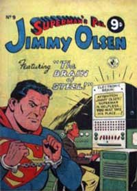 Superman's Pal, Jimmy Olsen (Colour Comics, 1955 series) #9 — The Brain of Steel