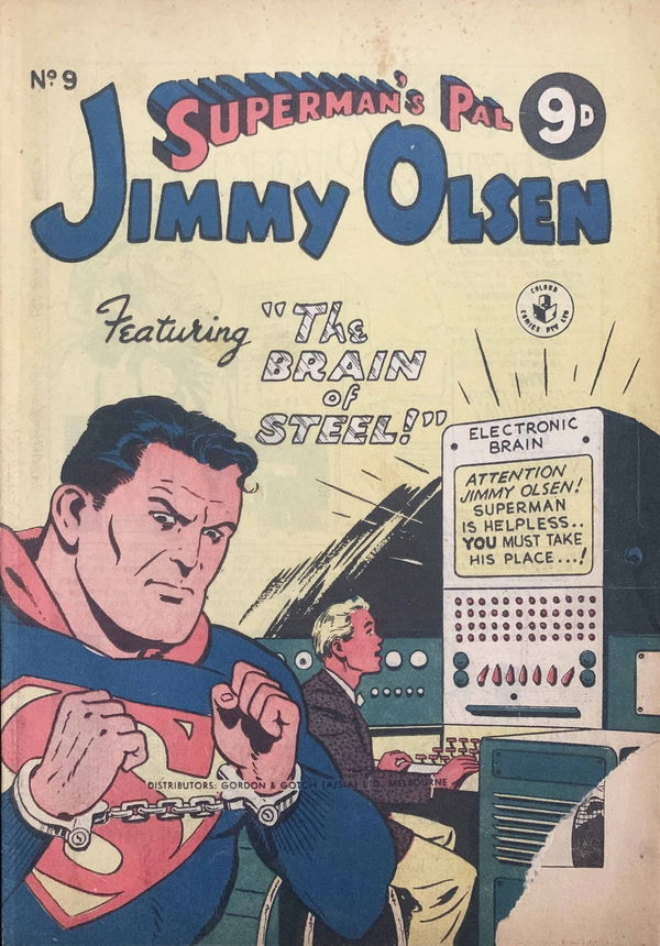 Superman's Pal, Jimmy Olsen (Colour Comics, 1955 series) #9 ([December 1955?])