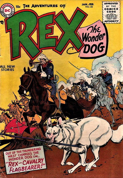 The Adventures of Rex the Wonder Dog (DC, 1952 series) #25 (January-February 1956)