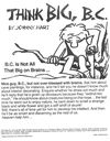 Think Big, B.C. (Capricorn, 1983?)  — Think Big, B.C. (page 1)