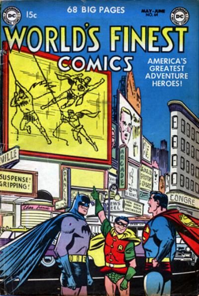 World's Finest Comics (DC, 1941 series) #64 (May-June 1953)