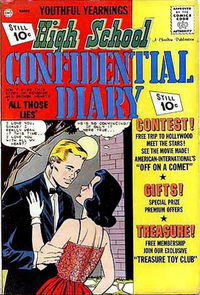 High School Confidential Diary (Charlton, 1960? series) #11 March 1962