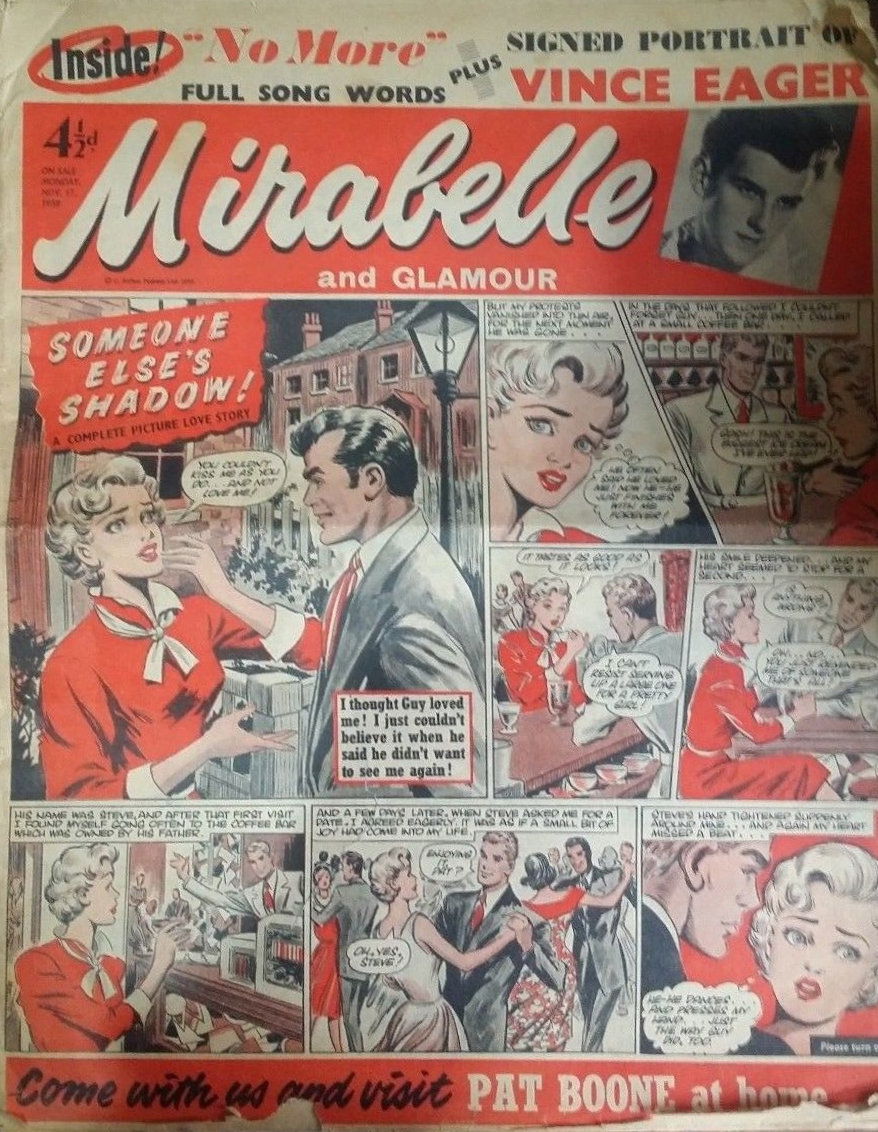 Mirabelle (Pearson, 1956 series) 17 November 1958 — and Glamour (17 November 1958)