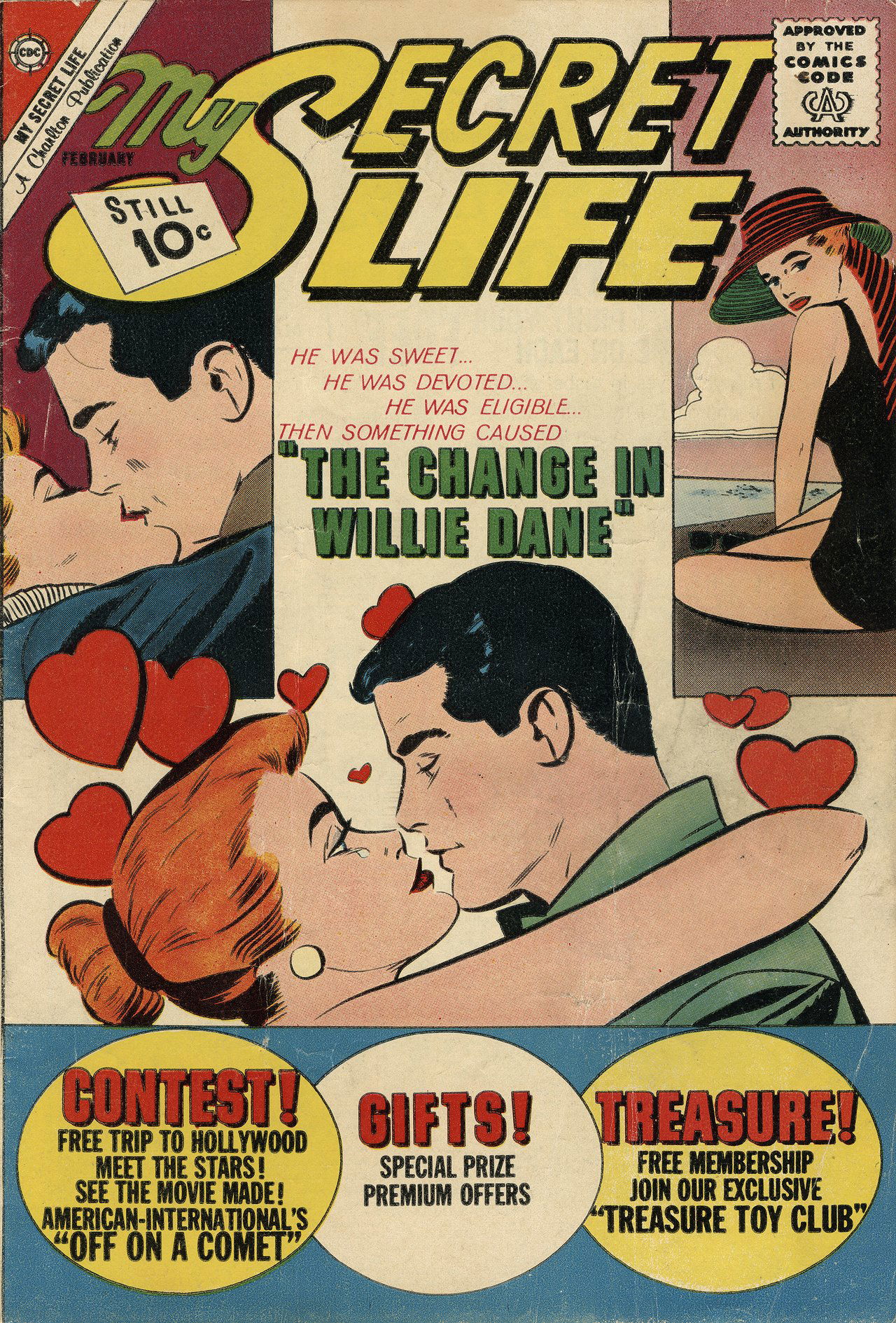My Secret Life (Charlton, 1957 series) #44 (February 1962)