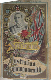 Souvenir of the Inauguration of the Australian Commonwealth Second Edition (NSW Bookstall, 1901)  1901?