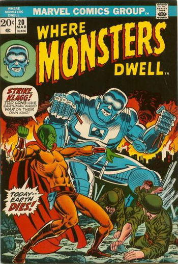 Where Monsters Dwell (Marvel, 1970 series) #20 March 1973