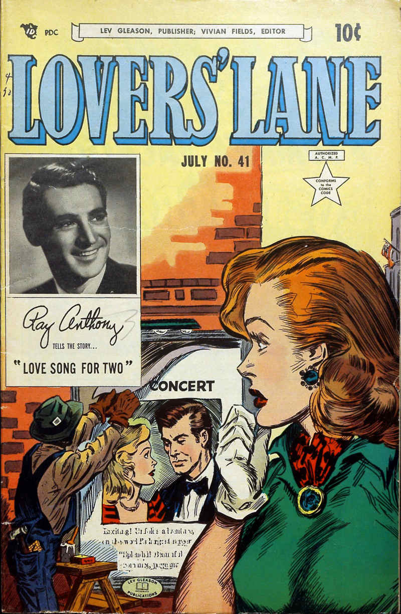 Lovers' Lane (Lev Gleason, 1949 series) #41 (July 1954)