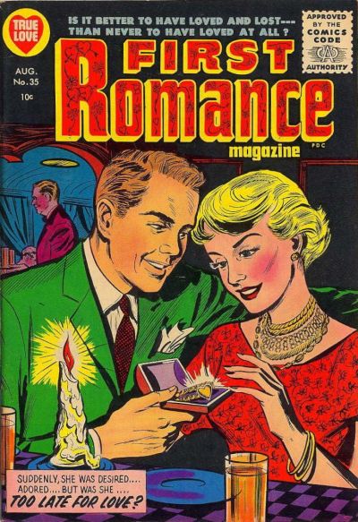 First Romance Magazine (Harvey, 1949 series) #35 (August 1955)