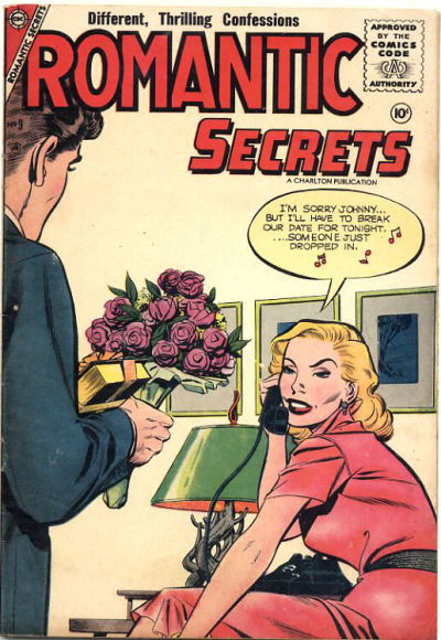 Romantic Secrets (Charlton, 1955? series) #9 (December 1956)