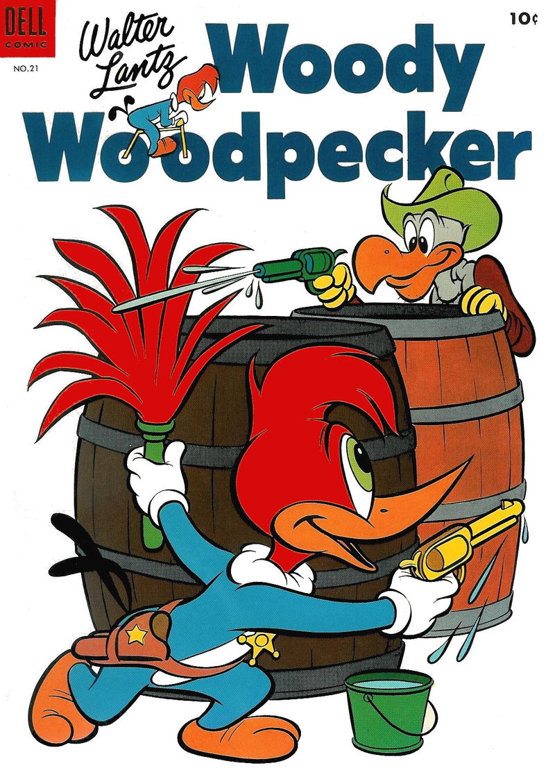 Walter Lantz Woody Woodpecker (Dell, 1952 series) #21 (October-November 1953)