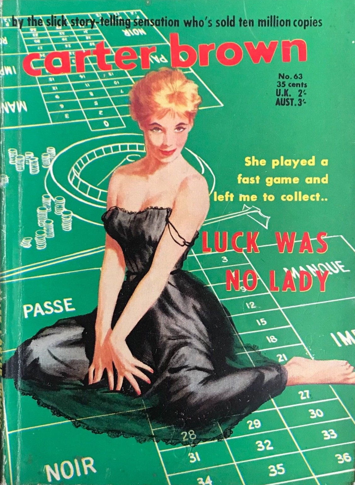Carter Brown (Horwitz, 1955 series) #63 ([July 1958?])