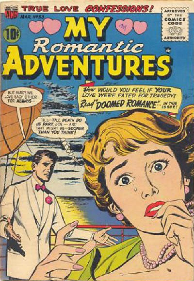 Romantic Adventures  #53 (March 1955)