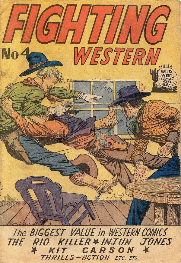 Fighting Western (AGP, 1953? series) #4 ([January 1954?])