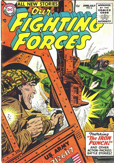 Our Fighting Forces  #5 (June-July 1955)