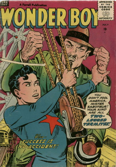 Wonder Boy (Farrell, 1955 series) #18 (July 1955)