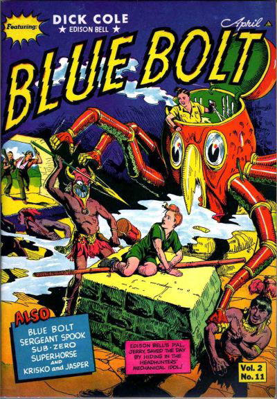 Blue Bolt (Novelty Press, 1940 series) v2#11 April 1942