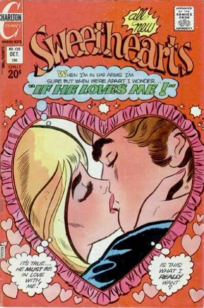 Sweethearts (Charlton, 1954 series) #128 (October 1972)